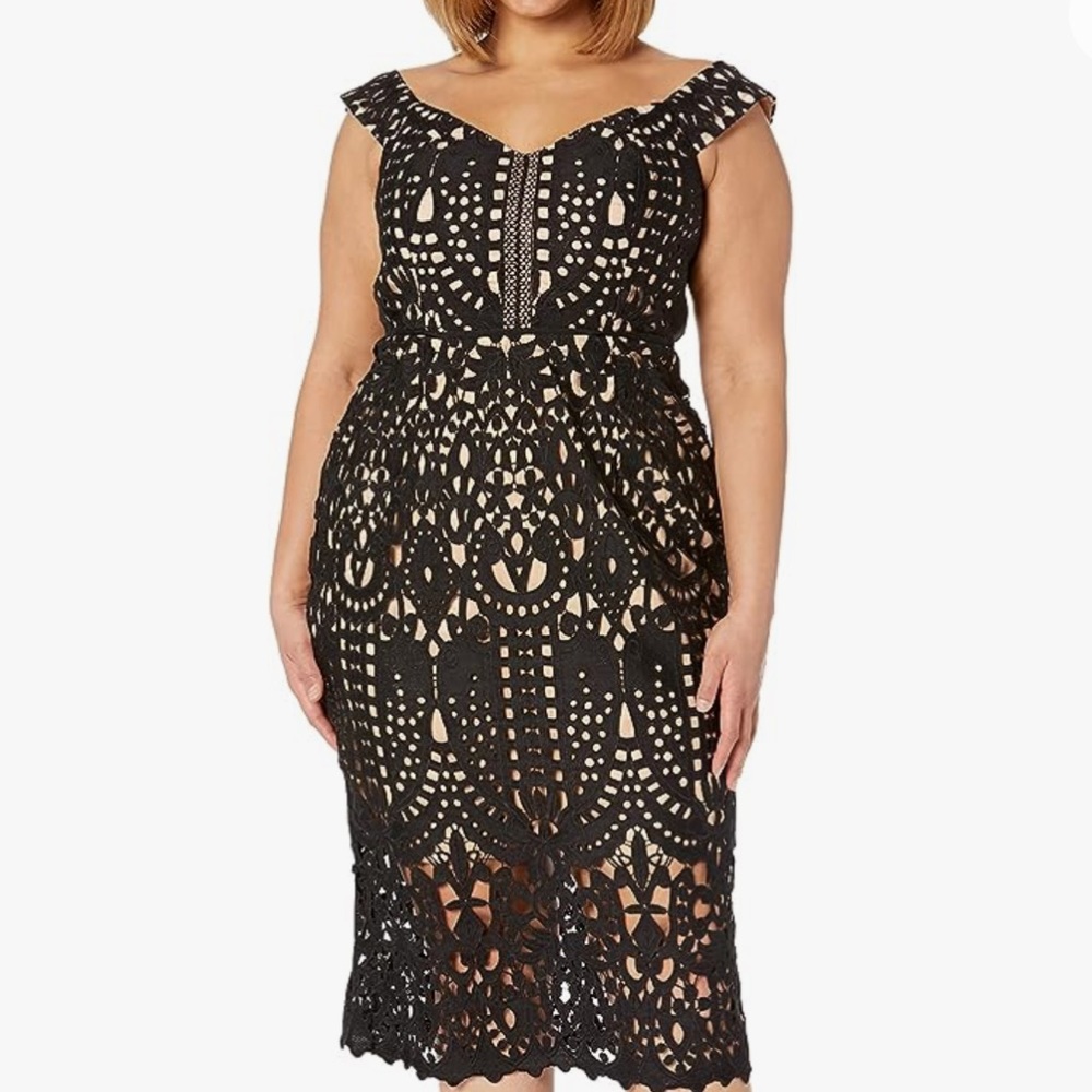 CITY CHIC CAMILLA NIDE LACE DRESS 20